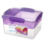 Lunchbox Sistema Sistema Lunch Tube To Go 2,3L lila
