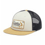Baseballmütze Columbia Flat Brim Snap Back weiß/schwarz Dark Stone, Light Camel, West Fish