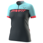 Damen-Radtrikot Dynafit Ride Light 1/2 Zip SS Tee W blau/schwarz blueberry MARINE BLUE/8050