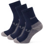 Socken Zulu Bambus Trek M 3-pack blau dark blue