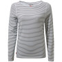Damen-T-Shirt Craghoppers NL Erin LS Top weiß/grau BlueNavy Str