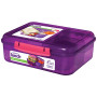Snack-Box Sistema Bento Lunch To Go lila