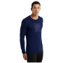 Herren-T-Shirt Icebreaker 200 Oasis Ls Crewe Solar