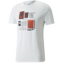 Herren-T-Shirt Puma Graphic Tee weiß white