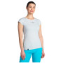 Damen-T-Shirt Kilpi Los hellgrau light grey