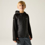 Kinderjacke Regatta Junior Andreson Hybrid Black/Sealgr