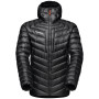 Herren-Winterjacke Mammut Broad Peak IN Hooded Jacket M 2022 schwarz/weiß Blackwhite