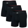Boxershorts Saxx Vibe Xtra Soft Comfort Boxer Brf Fly 3Pk schwarz black