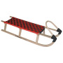 Schlitten Yate Lavina 125 cm schwarz/rot
