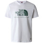 Herren-T-Shirt The North Face Berkeley California Tee- In Scrap Mat weiß/grün TNFWHT/DPGRSGRNHRLRGPLAID