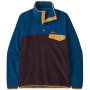 Herren-Sweatshirt Patagonia Lightweight Synchilla Snap-T Pullover blau/lila Obsidian Plum