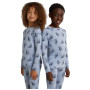 Kinder-Funktionsshirt Icebreaker Kids M 200 Oasis LS Crewe Bear Tour AOP