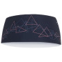 Stirnband Direct Alpine Stripe dunkelblau anthracite/coral
