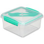 Snack-Box Sistema Lunch Plus To Go 1,2L türkis mint