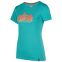 Damen-T-Shirt La Sportiva Retro T-Shirt W hellblau Lagoon