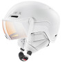 Skihelm Uvex HLMT 700 Visor weiß WhiteMat