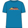 Herren-Funktionsshirt Icebreaker Tech Lite II SS Tee TBC blau Geo Blue