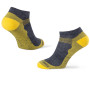 Socken Zulu Merino Summer M grau/gelb