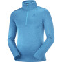 Herren-Sweatshirt Salomon Essential Lightwarm Seamless blau BarrierReef