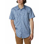 Herrenhemd Columbia Silver Ridge Lite Plaid SS hellblau BluestoneSmallGrid