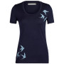 Damen-T-Shirt Icebreaker Women Tech Lite II SS ScpT dunkelblau midnight
