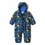 Kinder-Skianzug Columbia Snuggly Bunny™ Bunting blau/grün Collegiate Navy Skisaurus