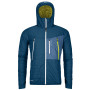 Herrenjacke Ortovox Swisswool Piz Boe Jacket M blau petrol blue