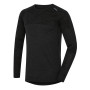 Herren-Funktionsshirt Husky Merino 100 schwarz