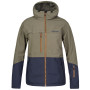 Herren Skijacke Hannah Freemont grün/blau burnt olive/mood indigo