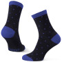 Socken Warg Happy Merino M Mini Dots schwarz/blau Black/Blue
