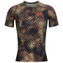 Herren T-Shirt Under Armour HG Armour Prtd Comp schwarz/rot Black/Bolt Red/Bolt Red