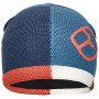 Mütze Ortovox Patchwork Beanie blau NightBlue
