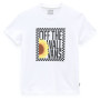 Kinder-T-Shirt Vans Sunlit Crew weiß White