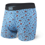 Boxershorts Saxx Ultra Boxer Brief Fly türkis BlueActionShot