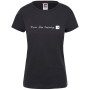 Damen-T-Shirt The North Face W S/S Neverstopexploring Tee schwarz TnfBlack/TnfWhite