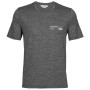 Herren-T-Shirt Icebreaker Tech Lite II SS Tee Alpine Zone grau gritstone heather