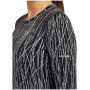 Damen-Funktionsshirt Icebreaker Women Merino 260 Tech Vertex LS Crewe Delta Lines AOP