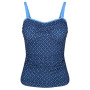 Damenbadeanzug Regatta Aceana Tankini II blau Navy Tile