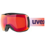 Skibrille Uvex Downhill 2100 CV 2023 schwarz/lila black shiny SL/scarlet-orange