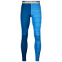 Herreunterhose Ortovox 185 Rock'N'Wool Long Pants blau JustBlue