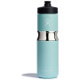 Flasche Hydro Flask Wide Mouth Insulated Sport Bottle 20oz hellblau dew