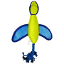 Hundespielzeug Nerf Dog Launching Duck 42cm blau/gelb modrá