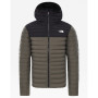 Herrenjacke The North Face Stretch Down Hoodie grau NewTaupeGreen/TnfBlack