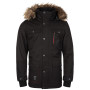 Herren-Winterjacke Kilpi Alpha-M schwarz Blk