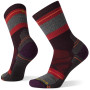 Damensocken Smartwool W Performance Hike Full Cn Strnsphr Crw rot bordeaux