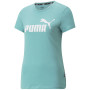 Damen-T-Shirt Puma ESS Logo Tee (s) blau blue