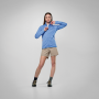 Damen Funktions-Sweatshirt Salewa Puez Cammino Pl Jkt W