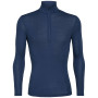 Herren-T-Shirt Icebreaker Mens 175 Everyday LS Half Zip 2021 blau EstateBlue