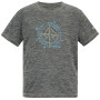 Kinder-T-Shirt Regatta Alvarado Black Marl grau Black Marl