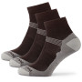 Socken Zulu Merino Lite Men 3 pack grau/braun